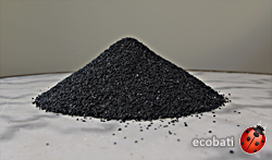 Tierrafino sable noir trié et calibré pour finition d'argile